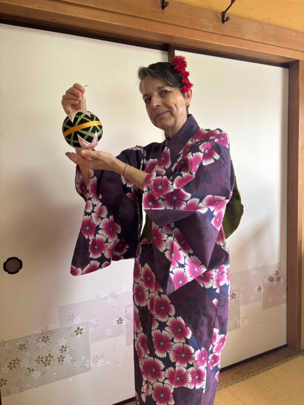 Dressing up in Yukata
