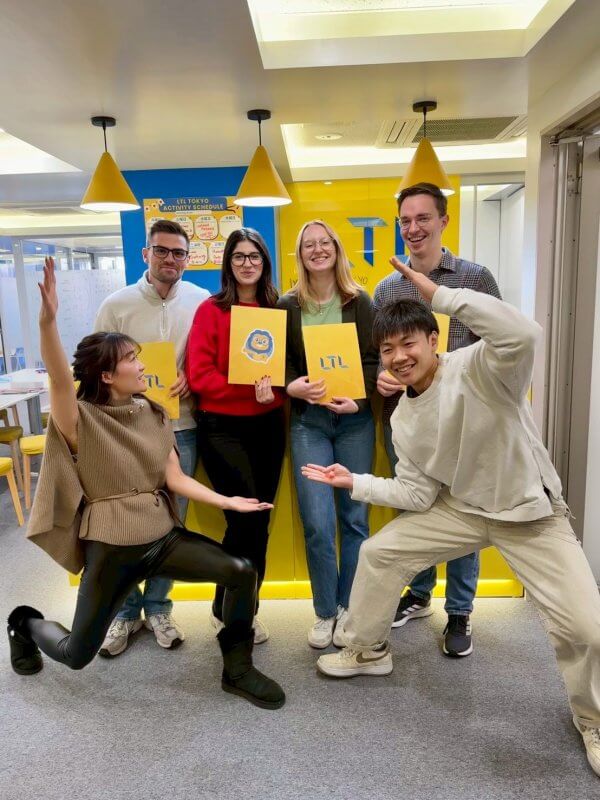 LTL Tokyo with Elli and students learning Japanese